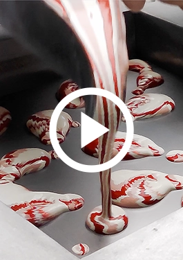 Flow Cement tiles red and white